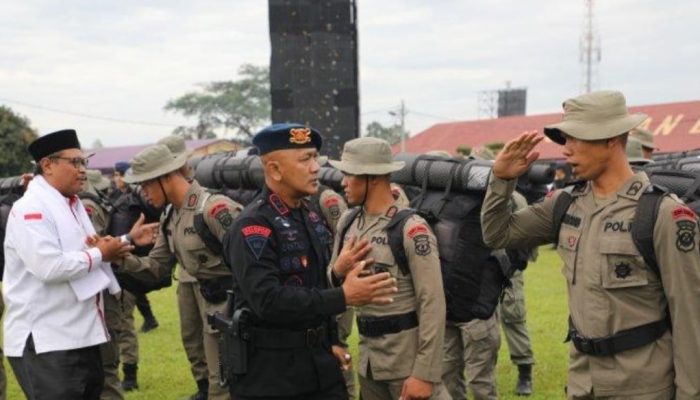Dansat Brimob Sumut Berangkatkan Peserta Dikbangspes DASBA dan DASTA 2025