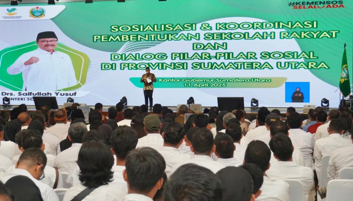 Wali Kota Medan Hadiri Sosialisasi Pembentukan Sekolah Rakyat Bersama Mensos