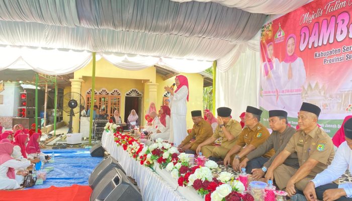 Bupati dan Wabup Sergai Hadiri Pengajian MTMD di Desa Kuta Baru