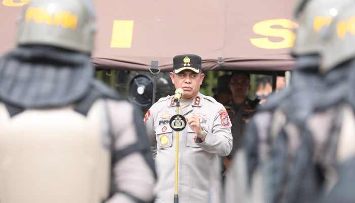 Polda Sumut Gelar Latihan Pengamanan Jelang Hari Buruh 2025