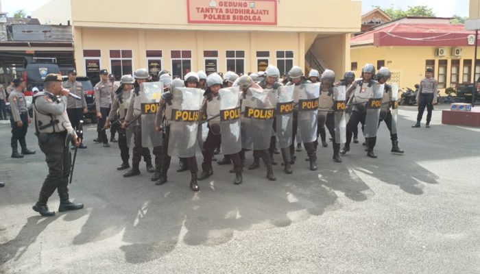 Polres Sibolga Gelar Latihan Dalmas dan Pembinaan Fisik untuk Tingkatkan Kapasitas Personel