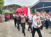 Polres Sergai Berduka, Lepas Kepergian Purnawirawan Polri IPTU Suherman, SH