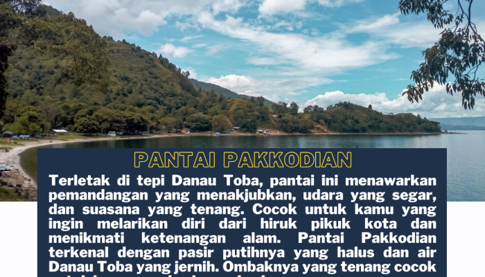 Pantai Pakkodian: Surga Tersembunyi di Tepi Danau Toba dengan Pasir Putih Memukau