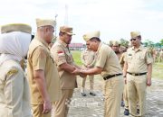 Hari Pertama Kerja Setelah Cuti Idul Fitri, Pemkab Batu Bara Gelar Apel Gabungan