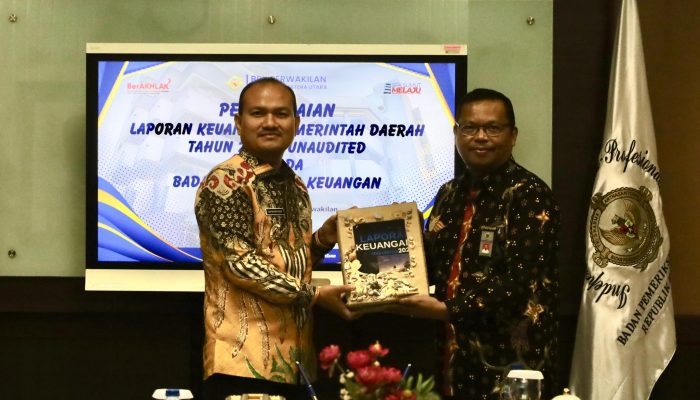 Pemko Tanjungbalai Serahkan LKPD Tahun Anggaran 2024 ke BPK Sumut