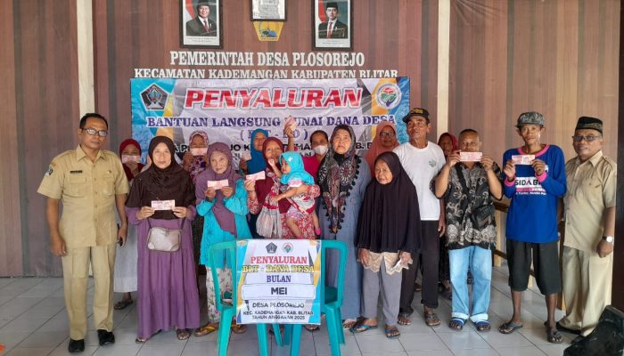 Pemdes Plosorejo Blitar Salurkan BLT-DD Tahap V Tahun 2025 kepada 45 KPM