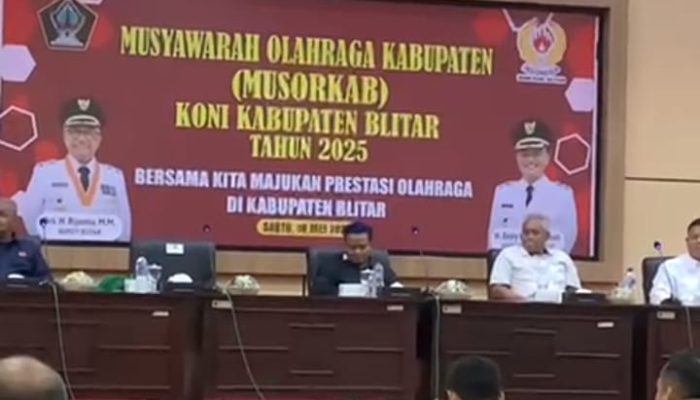Wabup Blitar Beky Herdiansah Terpilih Jadi Ketua KONI 2025–2029