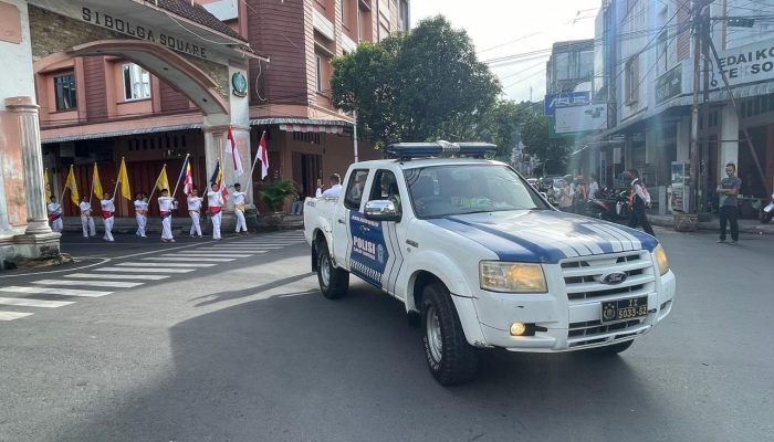 Polres Sibolga Kawal Pawai Waisak 2569 TB dengan Pengamanan Ketat