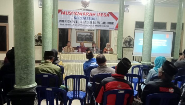 Dari Balai Desa ke Harapan Ekonomi Warga, Koperasi “Merah Putih” Lahir di Purworejo