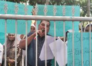 Siswa SMP Negeri 2 Galang Demo Kantor Bupati Deli Serdang