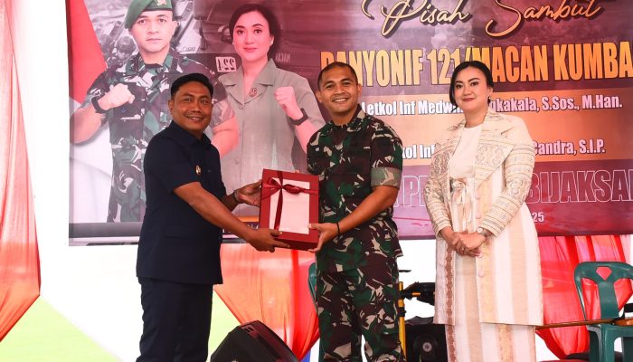 Pisah Sambut Komandan Yonif 121/MK,  Sinergi TNI dan Pemkab Deli Serdang Tetap Terjaga