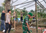 Polsek Pancur Batu Bakar Pondok Judi Ikan dan Lokasi Narkoba di Sibolangit