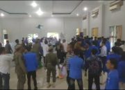 Ricuh Pembukaan Konkoorcab PMII ke 23 Sumut, Kursi Beterbangan dan Kaca Pecah