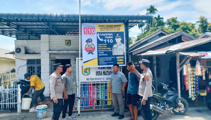 Polri Fast Respon: Polsek Teluk Mengkudu Sosialisasikan Layanan Cepat 110 Cegah Premanisme