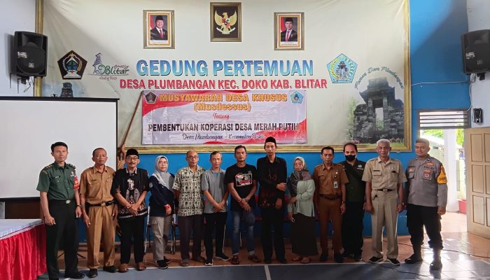 Desa Plumbangan Bentuk Koperasi Merah Putih, Dorong Ekonomi Kolektif Warga