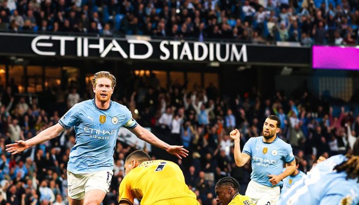 Gelandang Asal Belgia :De Bruyne Bawa Manchester City Tundukkan Wolves dan Amankan Tiga Poin Penting