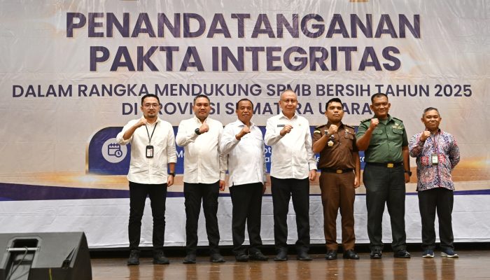 Sumut Teken Pakta Integritas SPMB, Sekda: Tak Ada Lagi Jalur Belakang