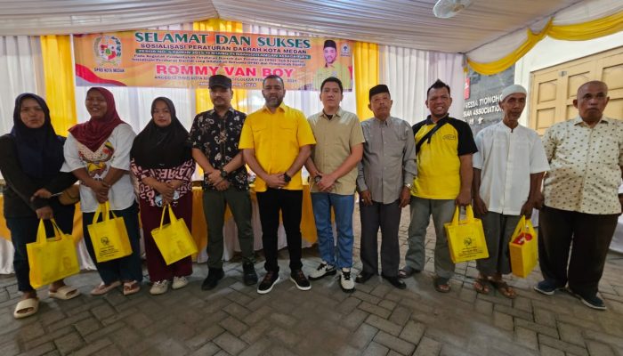 Anggota DPRD Medan Rommy Van Boy Harap Warga Miskin di Medan Hidup Bermartabat Lewat Perda Penanggulangan Kemiskinan