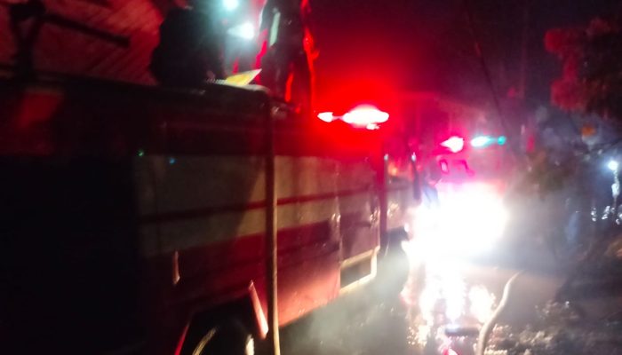 Tanjungbalai Berapi! Empat Rumah Semi Permanen Ludes Terbakar