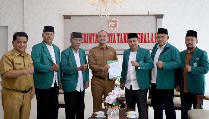 Wali Kota Mahyaruddin Salim Terima Audiensi PD Al Jam’iyatul Washliyah Kota Tanjungbalai