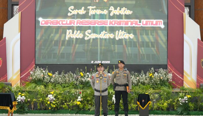 Estafet Jabatan di Polda Sumut, Kapolda Minta Inovasi Dirreskrimum Baru