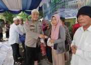 Polres Sergai Bagikan Daging Kurban di Hari Raya Idul Adha