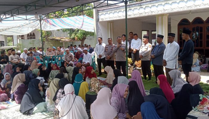 Kapolres Sergai Takziah ke Rumah Duka Ibunda Iptu Zulfan Ahmadi