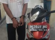 Tak Sampai 24 Jam, Polsek Dolok Masihul Ringkus Pelaku Pencurian Sepeda Motor