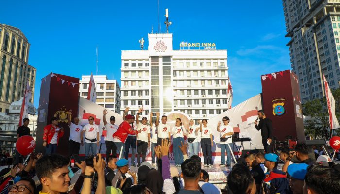 Semarak Pelayanan Polri di CFD Medan, Merangkul Masyarakat dengan Humanis