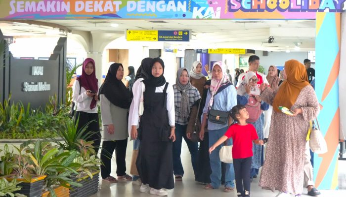 Penumpang Kereta Api di Sumut Naik 23 Persen di Long Weekend Tahun Baru Islam