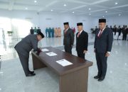 Lantik Tiga Pejabat Pimpinan Tinggi Pratama, Bupati Asahan Berpesan Jabatan Bukan Hadiah
