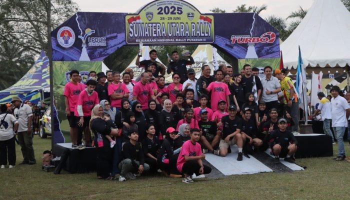 Polres Sergai Maksimalkan Pengamanan hingga Podium Terakhir Kejurnas Rally Sumut 2025