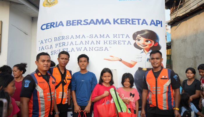 Sosialisasi Humanis, KAI Kampanye Bahaya Lemparan ke Kereta Api