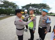 Kapolres Sergai Pimpin Apel Gelar Pasukan Operasi Patuh Toba 2025