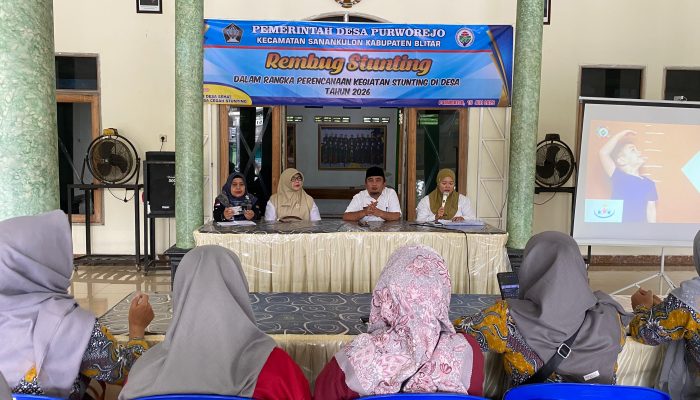 Desa Purworejo Blitar Gelar Rembuk Stunting, Wujudkan Komitmen Tangani Gizi Anak Secara Terpadu