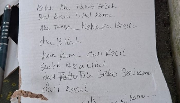 Lagi Trend di Lubuk Pakam, Tulis Surat Wasiat Sebelum Bunuh Diri