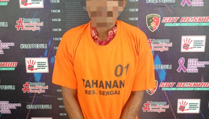Polres Sergai Tangkap Pelaku Percobaan Pemerkosaan Lansia