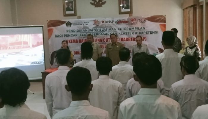 SANG KAPTEN 2025, Disnaker Kabupaten Blitar Cetak Barber Tersertifikasi, Siap Hadapi Era AI