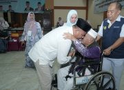 Wakil Bupati Asahan Sambut Jama’ah Haji Di Asrama Haji Medan