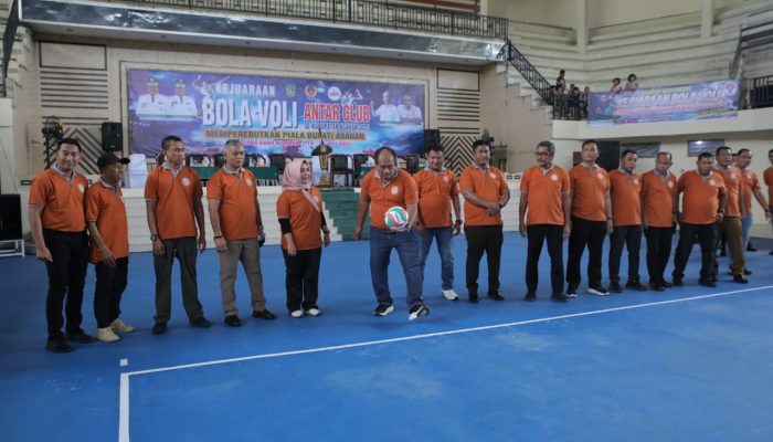 Bupati Asahan Berharap Kejuaraan Bola Volley Antar Club Lahirkan Atlet Berprestasi