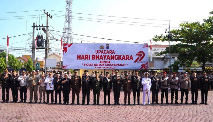 Wali Kota Mahyaruddin Salim Hadiri Syukuran HUT Bhayangkara ke-79 Bersama Polres Tanjungbalai