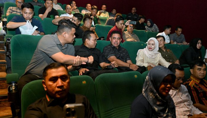 Nobar Film “Believe”, Bobby Nasution Ajak Refleksi Kepemimpinan, Bukan Sekadar Seremonial