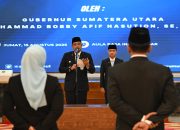 Gubernur Sumut Bobby Nasution Lantik Lima Pejabat Eselon II