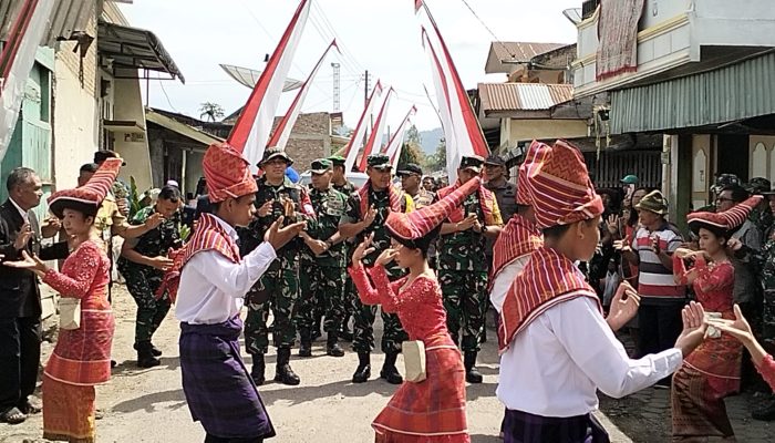 Asrena Kasad Tinjau TMMD ke-125 Kodim 0205/TK di Kabupaten Karo