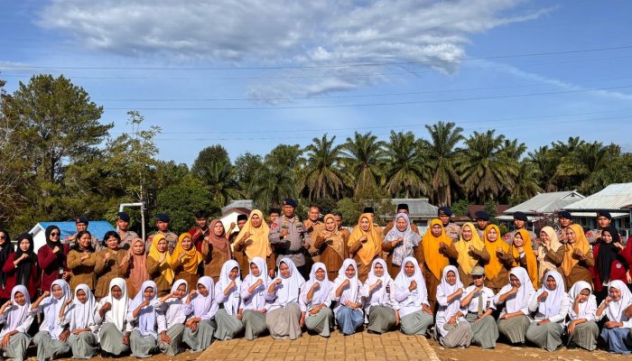 Batalyon C Brimob Polda Sumut Ngajar Nasionalisme di Sekolah, Murid-Murid Dapat Kuliah Kilat Soal Kemerdekaan