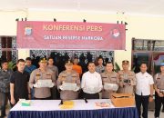 Polres Pakpak Bharat Sita 4 Kilogram Ganja dari Seorang Kurir