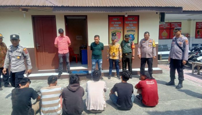 Camat Medan Tembung Tertibkan ‘Pak Ogah’, Enam Orang Langsung Diserahkan ke Polsek