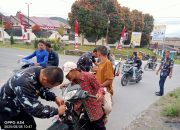 DPD AMPI Pakpak Bharat Bagi-bagi Bendera, Ajak Warga Ramaikan HUT RI ke-80