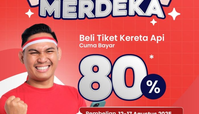 Sambut HUT ke-80 RI, KAI Divre I Sumut Hadirkan Promo Merdeka
