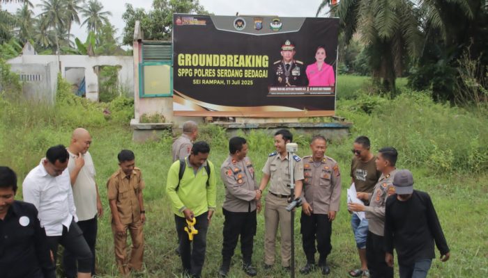 Polres Sergai Cek Lahan 1003 Meter Persegi untuk Gedung SPPG ke-2